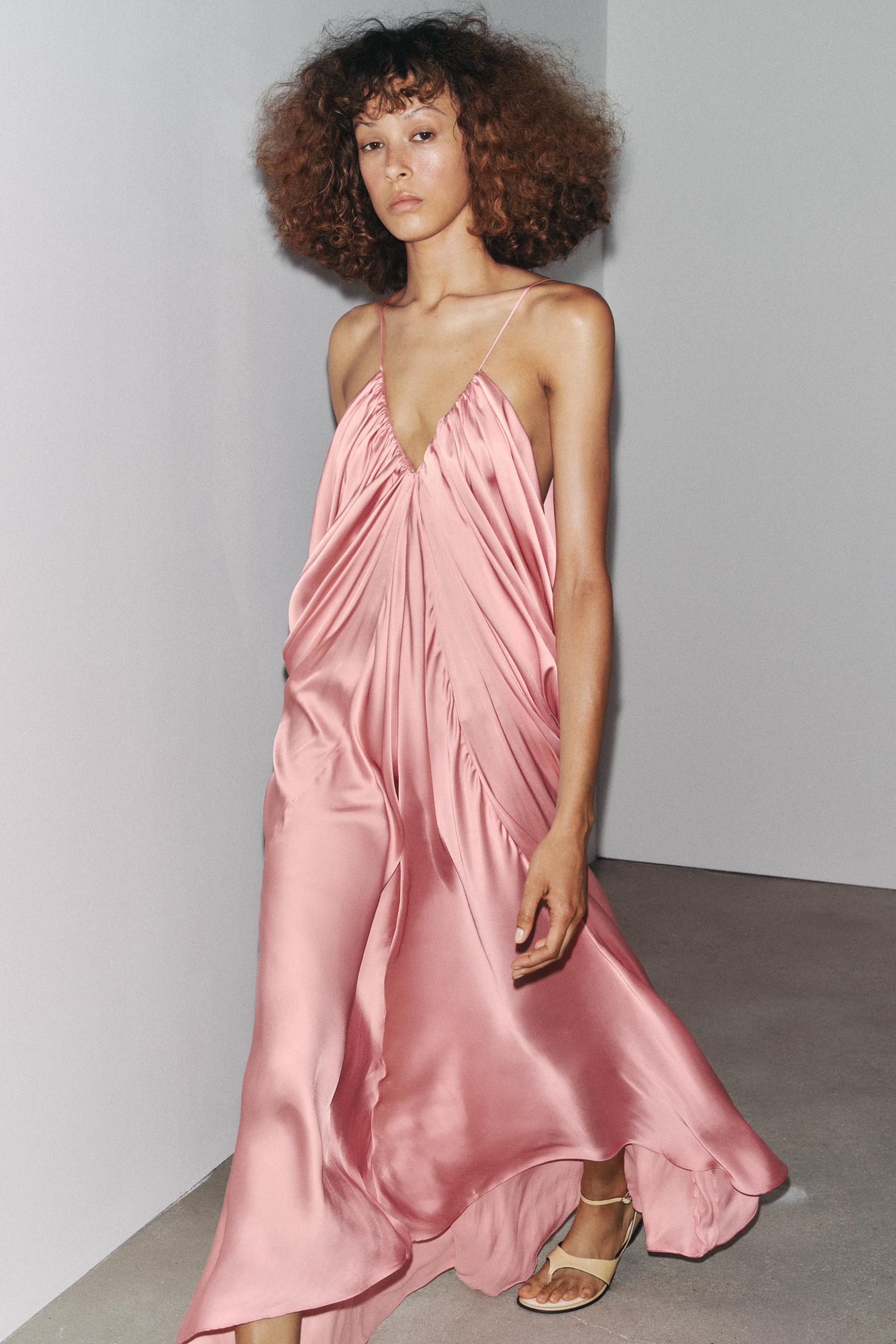 Zw Collection Satin Volume Dress
