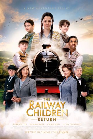 Official poster for The Railway Children Return.