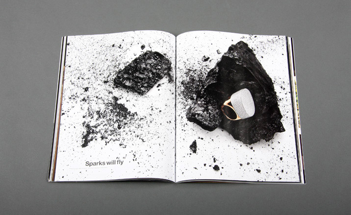 A jewellery spread in ﻿Le Monde D'﻿Hermès,