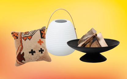 A selection of buys for a cozy patio