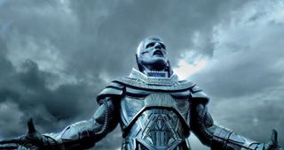 Oscar Isaac as Apocalypse in the X-Men movie.