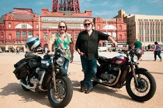 The Hairy Bikers Go North sees the pals heading to Blackpool.