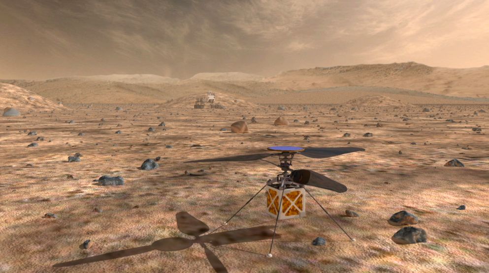 A proposed robotic helicopter could triple the distances that Mars rovers can drive in a day and help pinpoint interesting targets for study, NASA researchers say.