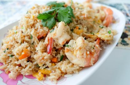 Slimming World's special prawn fried rice