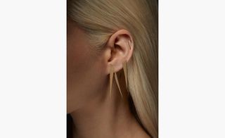 Earrings avant-garde shapes