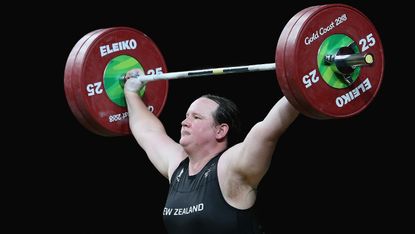 Transgender weightlifter Laurel Hubbard  