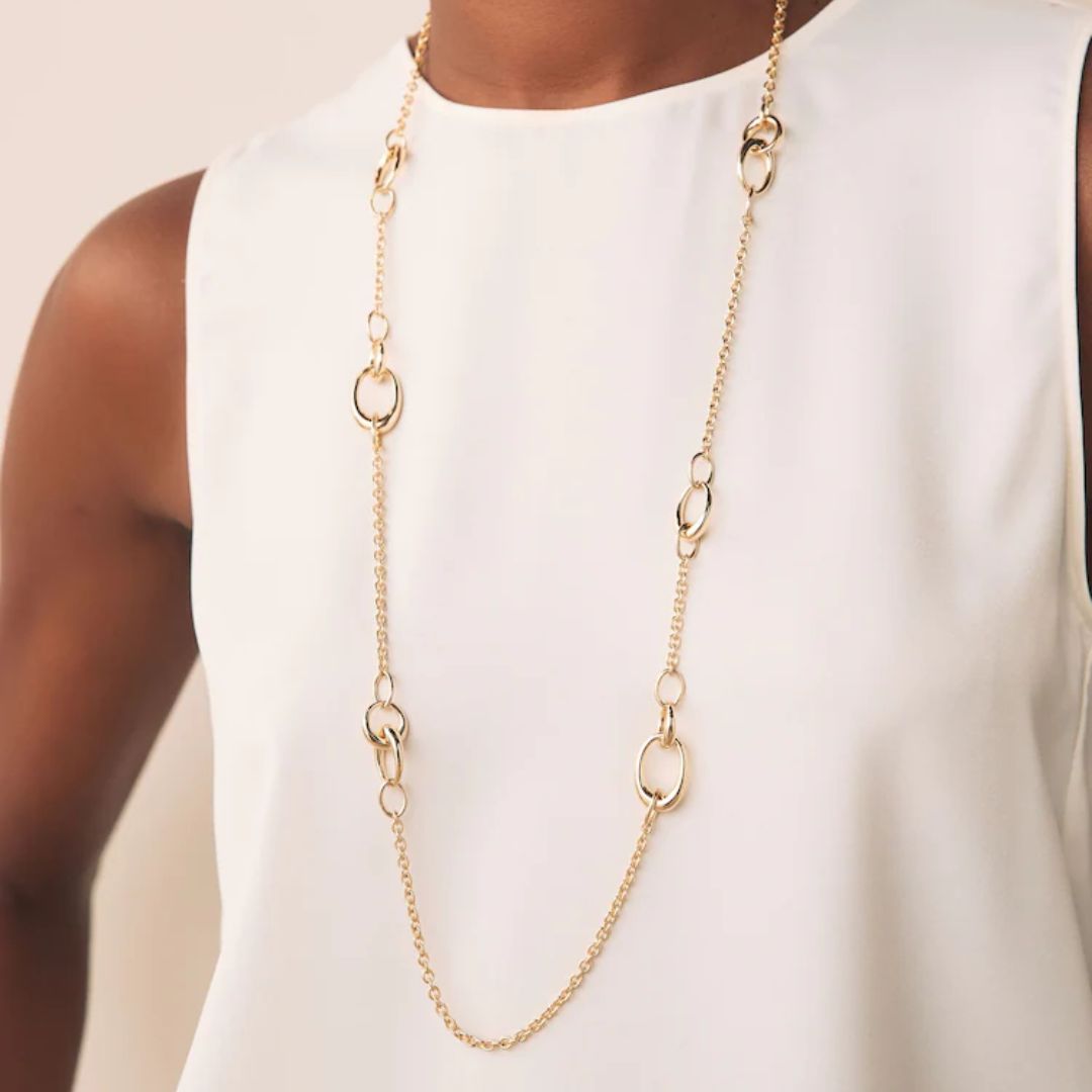 Next Long Gold Chain Necklace