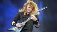 UNITED KINGDOM - JULY 8: Dave Mustaine of Megadeth performs live on stage at Sonisphere Festival on July 8, 2011.