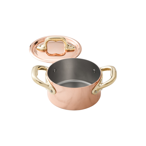Mauviel M'Minis Copper Round Cocotte