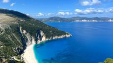 Myrtos Beach in Kefalonia