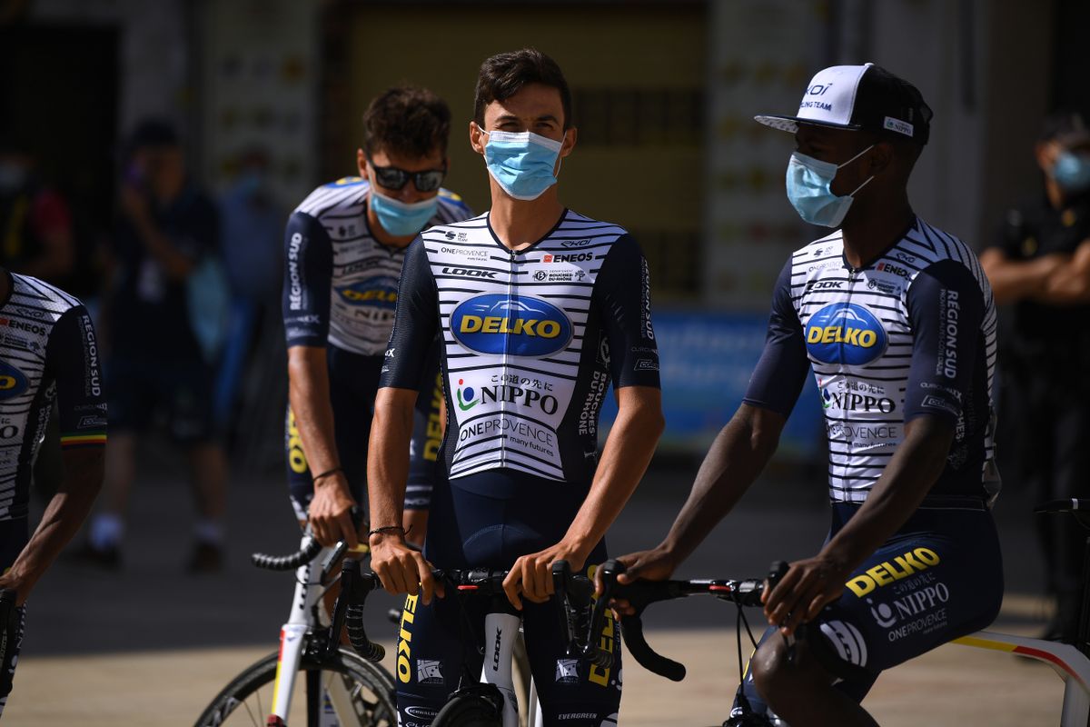 Nippo Delko One Provence at the start of the Vuelta a Burgos.