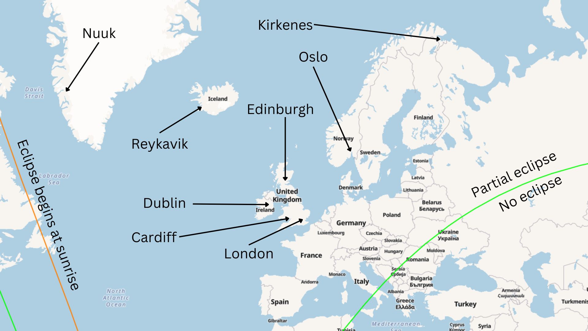 Where to Watch the Partial Solar Eclipse in March 2025: Visibility ...