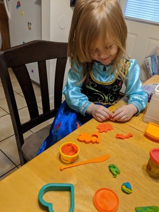 Playdough is fine, too.