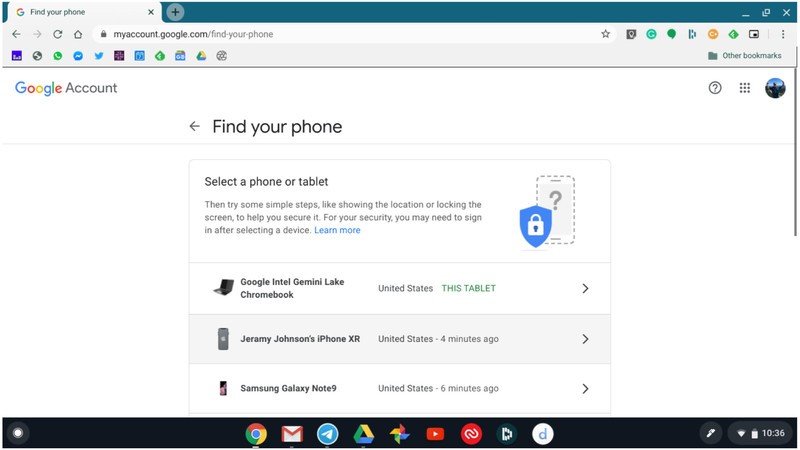 Google Find My Device 3