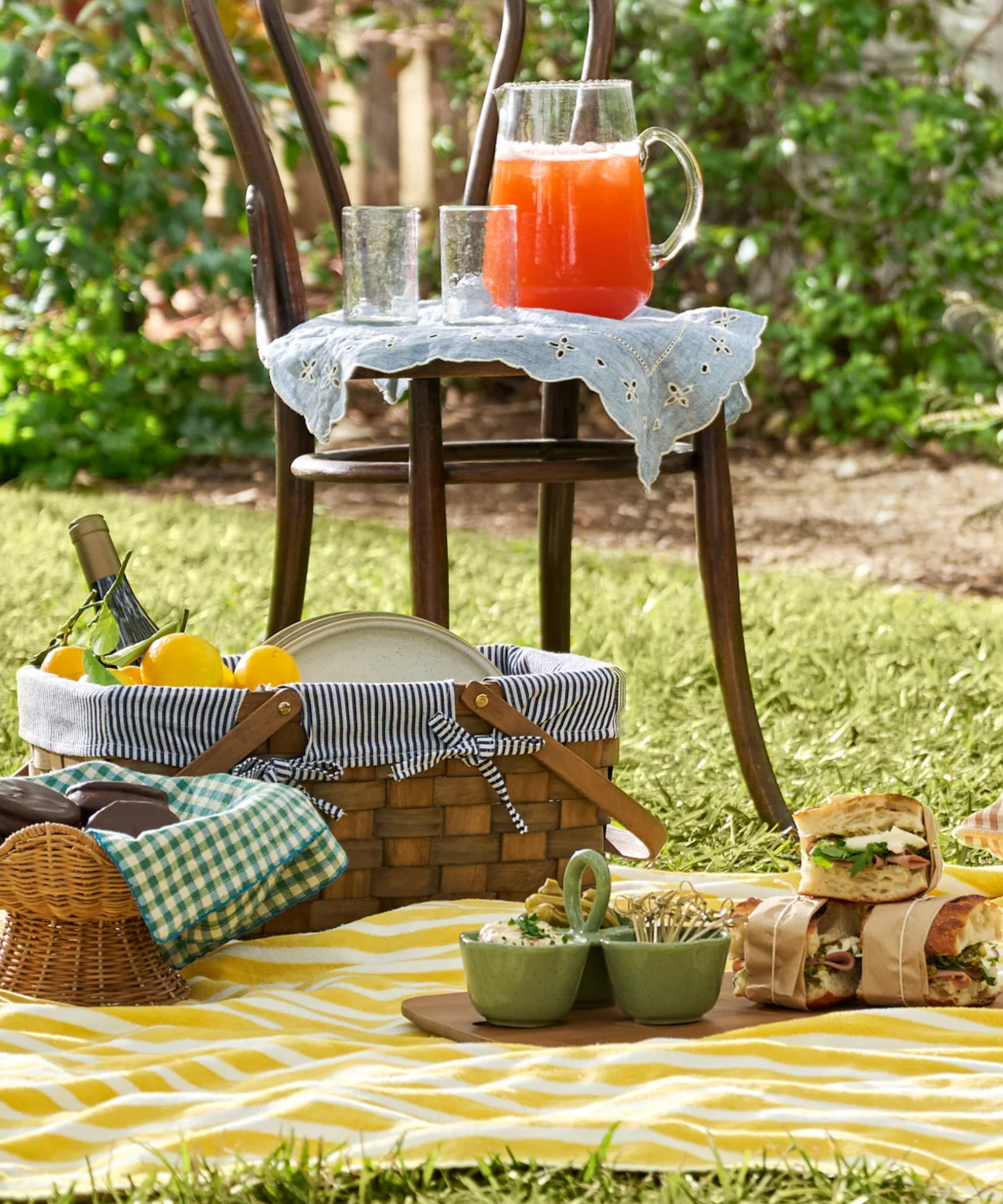 a picnic scene