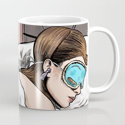 Society6 Audrey Hepburn in Breakfast at Tiffany's Coffee Mug
