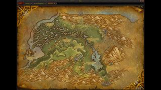 Best WoW addons — A screenshot of WoW's map for the Wetlands zone, with icons added by the GatherMate addon showing all possible spawnpoints for mineable ores.