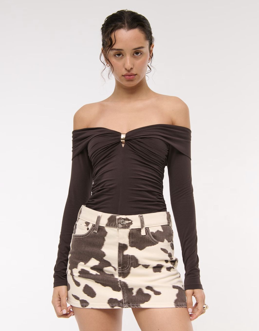 Off-The-Shoulder Hardware Top