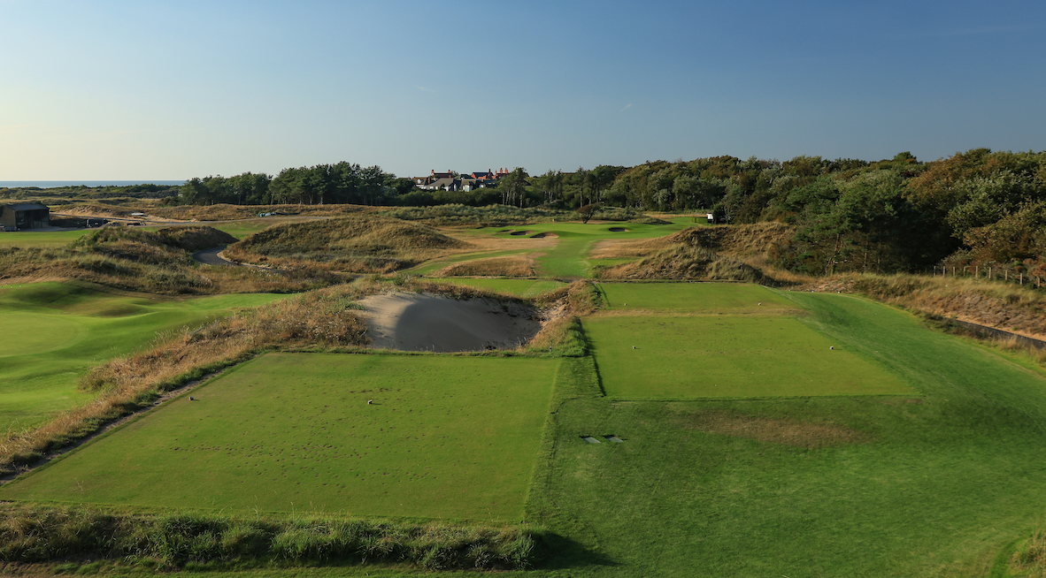 The par 3 4th hole at Royal Birkdale