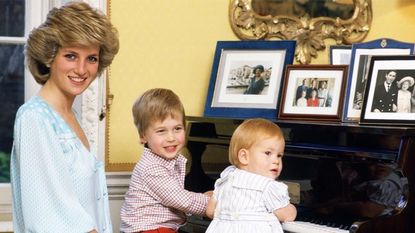 Princess Diana, baby William and Harry