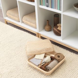 IKEA SMARRA natural box with lid