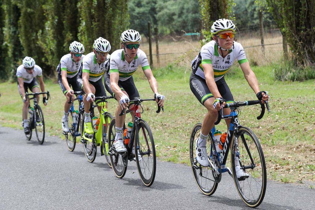 The Australian national team now lead the team classification