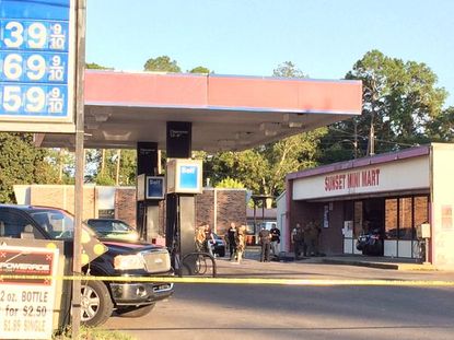 The mini-mart in Sunset, Louisiana.