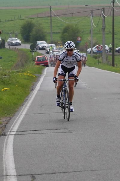 The bunch has Emma Mackie (Tibco) in their sights