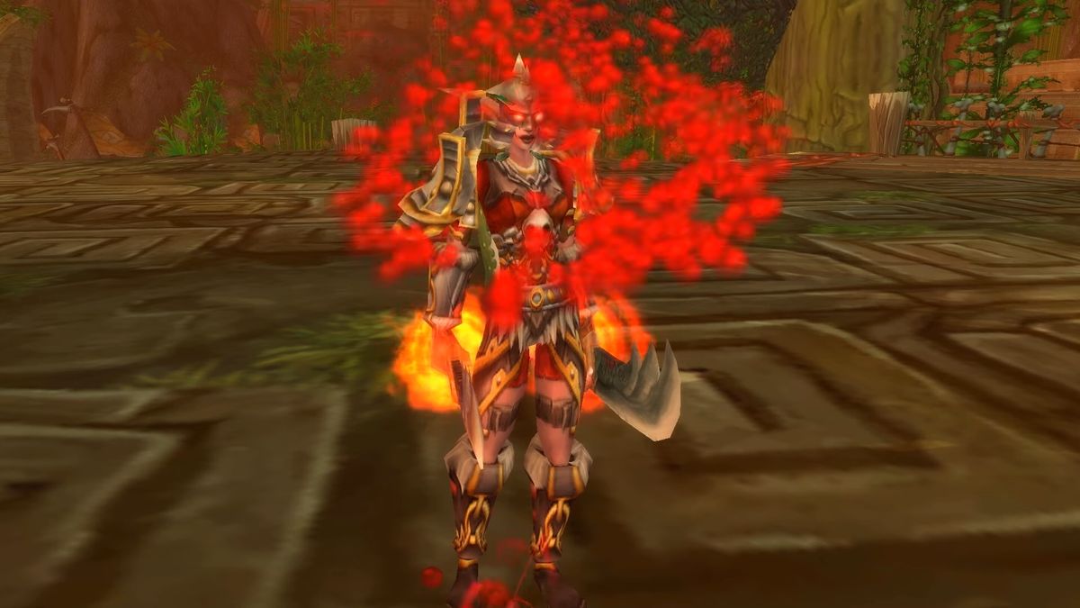 ある狂人が World of Warcraft Basic で腐敗した血液の疫病を簡単に見事に再現しました