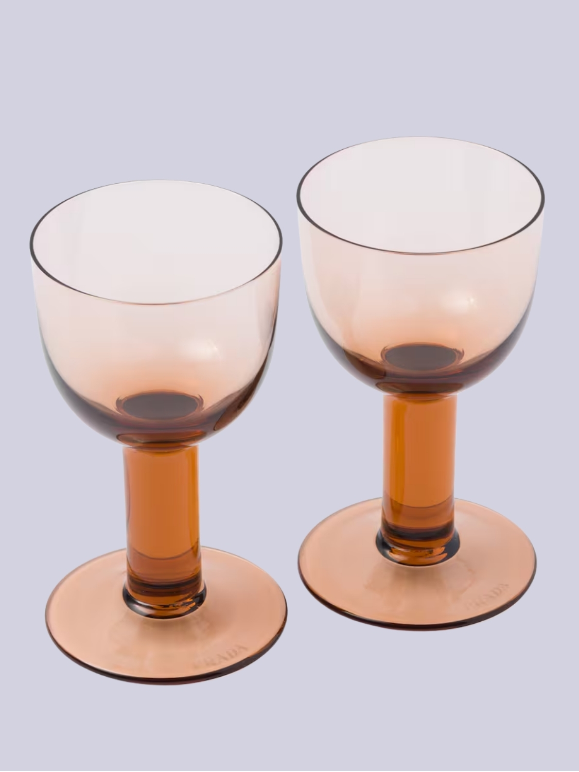 Prada, Plinth White Wine Glasses (set of 2)
