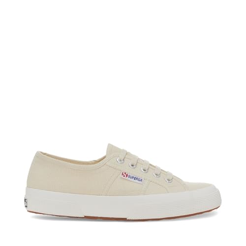 Superga Women's Classic Fashion-Sneakers, Beige Lt Eggshell F Avorio, 5.5