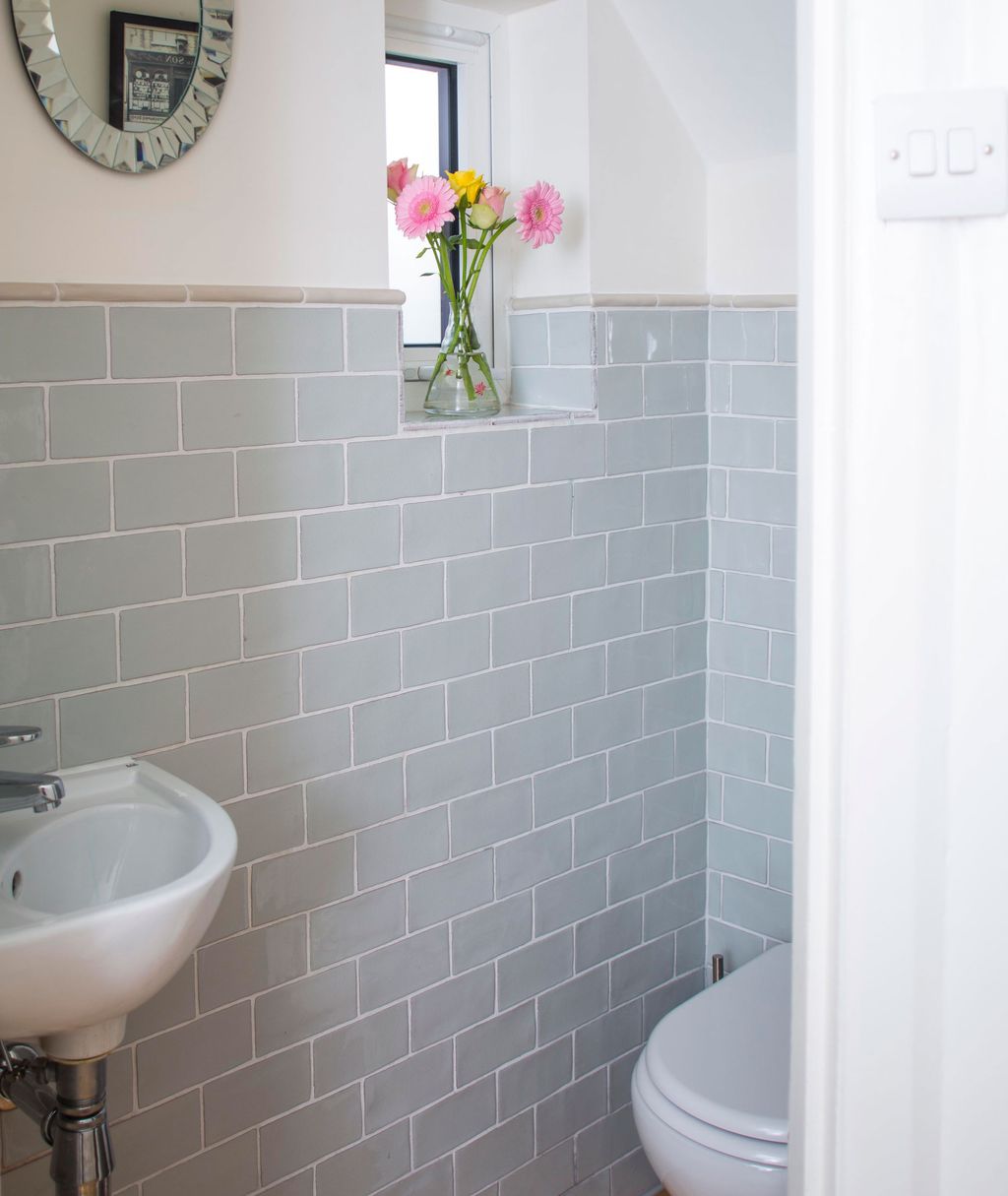 Cloakroom Tile Ideas 10 ways to add style to a small space Ideal Home