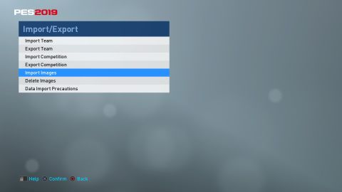 how to pes 2019 option file
