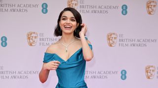 rachel Zegler attends the EE British Academy Film Awards 2022 at Royal Albert Hall on March 13, 2022 in London, England