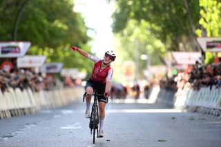 Late-race attack nets Hannah Ludwig solo victory at Navarra Women's Elite Classic