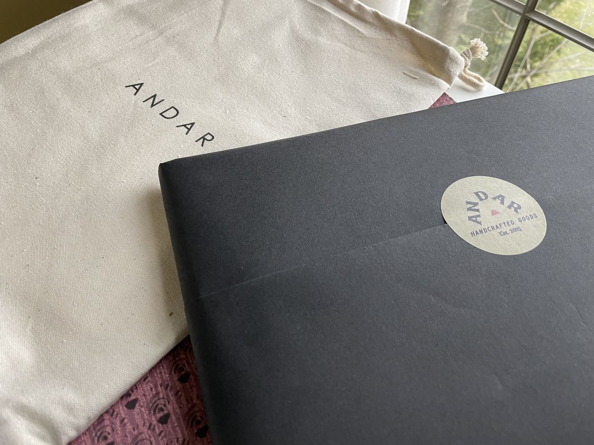 Andar The Helm Macbook Case packaging