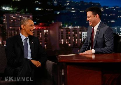 President Obama and Jimmy Kimmel