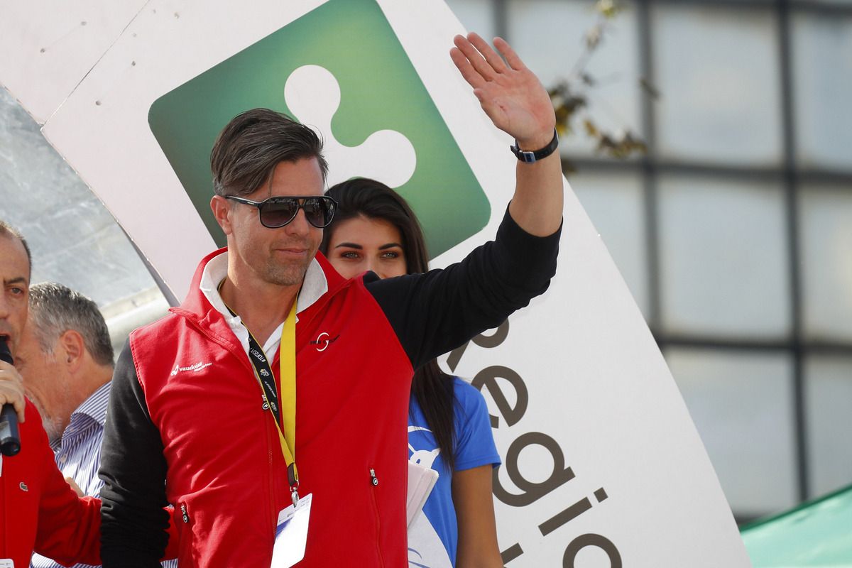 Former pro Danilo Hondo was at the race today