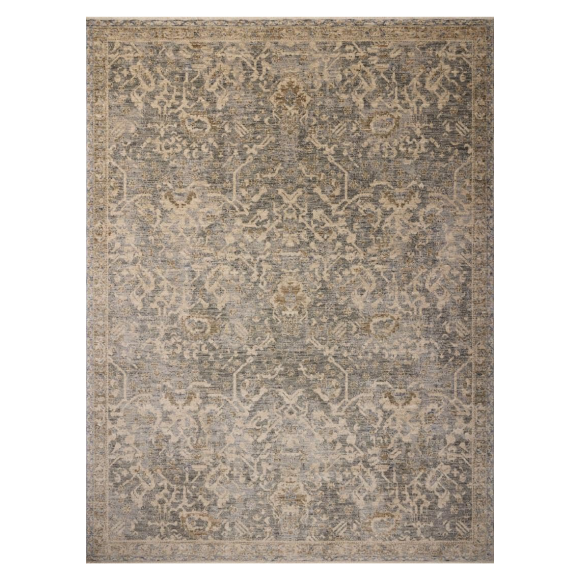 a faded, vintage-inspired rug 
