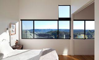 Luxury Master Bedroom with outside view at Bryden House