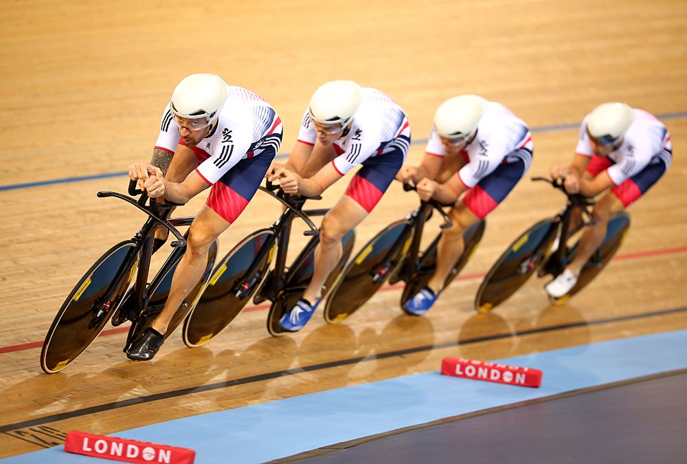 Great Britain in the team pursuit round