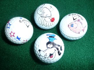 Les Cleverly, Sharpie golf ball marker competition