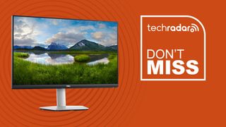 Dell S2721DS monitor on TechRadar branding 