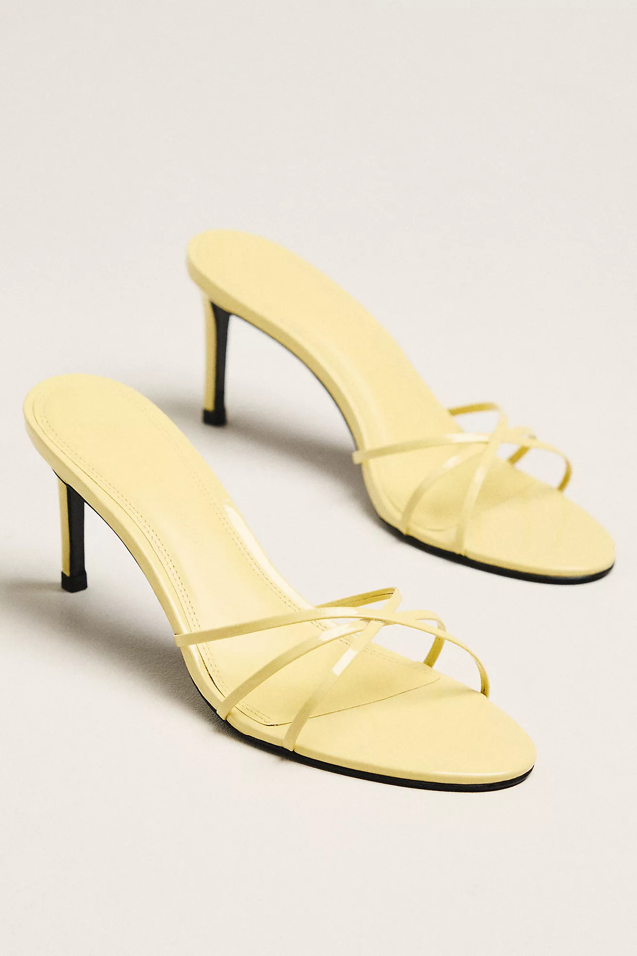 Black Suede Studio Jaya Strappy Heeled Sandals
