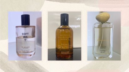 a composite of three of the best M&S perfumes tested and ranked by woman&home