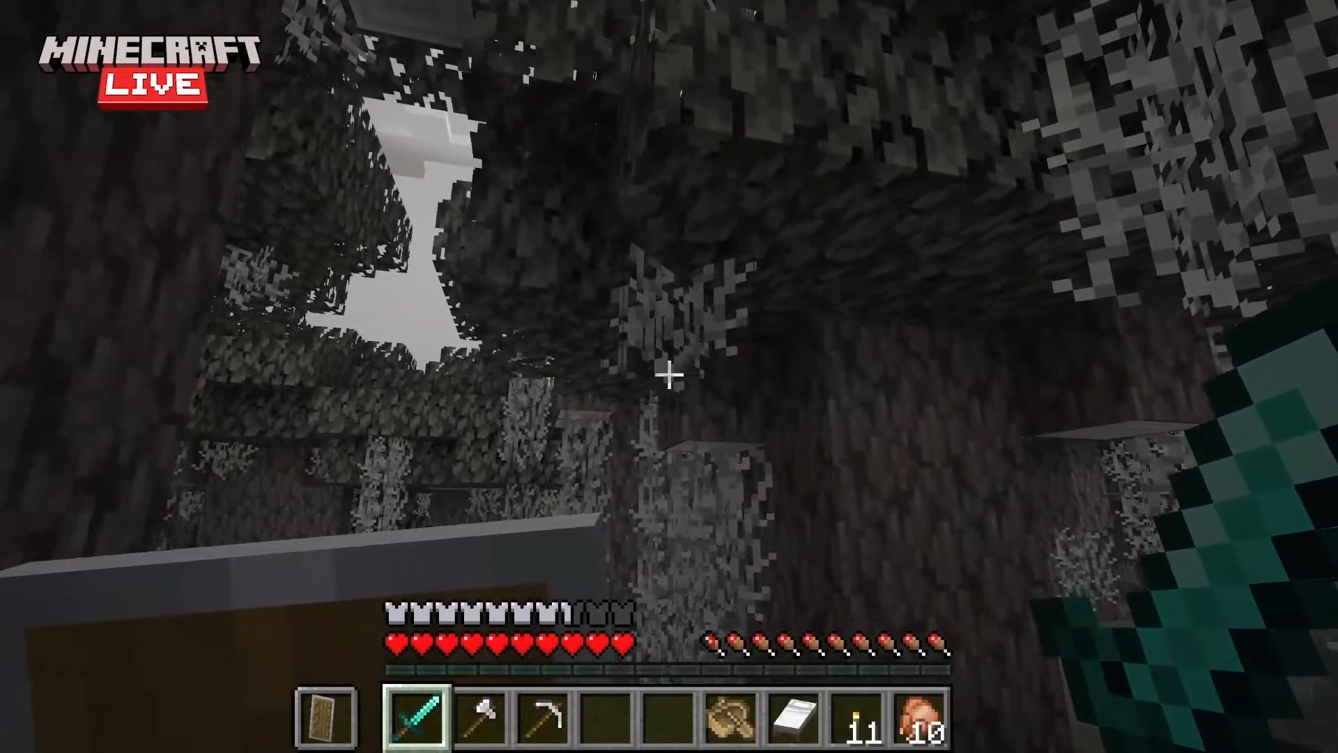 Screenshot of Minecraft Live 2024.