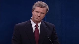 Will Ferrell debating as George W Bush on Saturday Night Live.