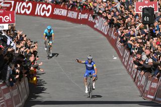 Julian Alaphillipe won the 2019 Strade Bianche