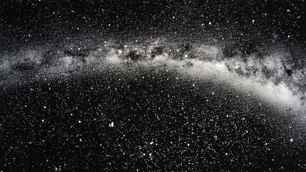 A photo of a projection