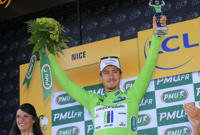Green jersey Peter Sagan (Cannondale)